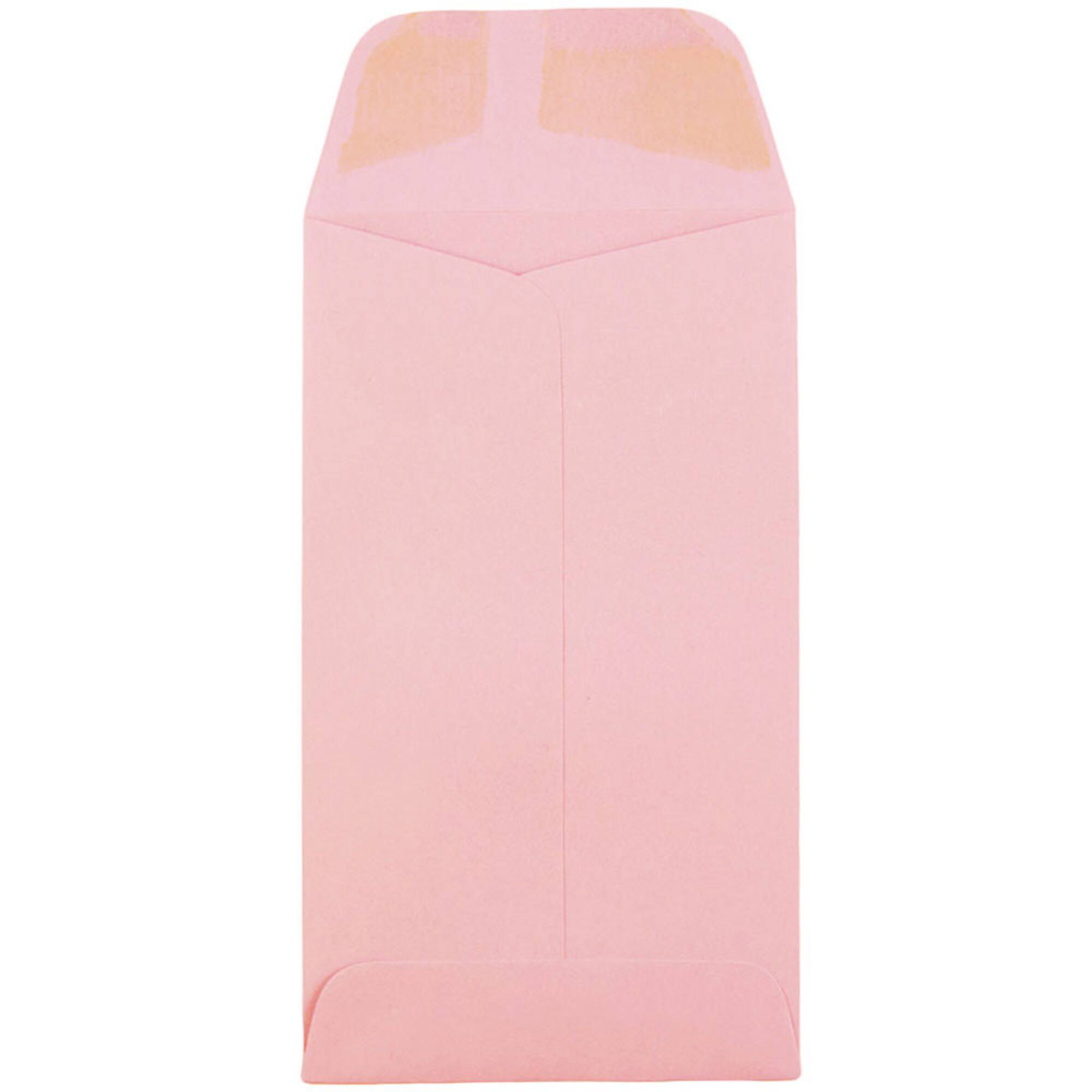 JAM Paper 3.125" x 5.5" Pastel Baby Coin Business Envelopes